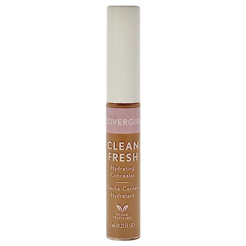 COVERGIRL Clean Fresh Hydrating Concealer, Rich Deep, 0.23 Fl Oz