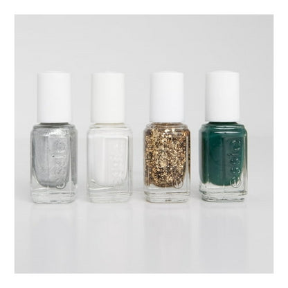 essie Nail Polish, 8-Free Vegan, 4 Piece Holiday Nail Polish Set, 1 Kit