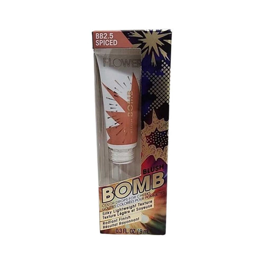 FLOWER Beauty Blush Bomb Color Drops for Cheeks, Spiced