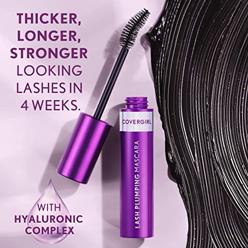 COVERGIRL Simply Ageless Lash Plumping Mascara, Soft Black, Pack of 1