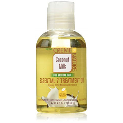 Creme Of Nature Coconut Milk Essential 7 Treatment Oil 4 Ounce (118ml)