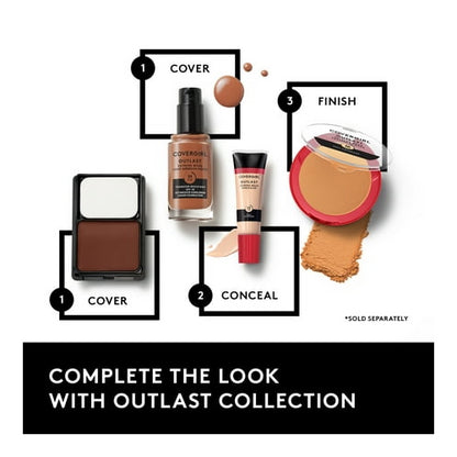 COVERGIRL Outlast Extreme Wear Concealer, Full Coverage and Longwear, Classic Ivory