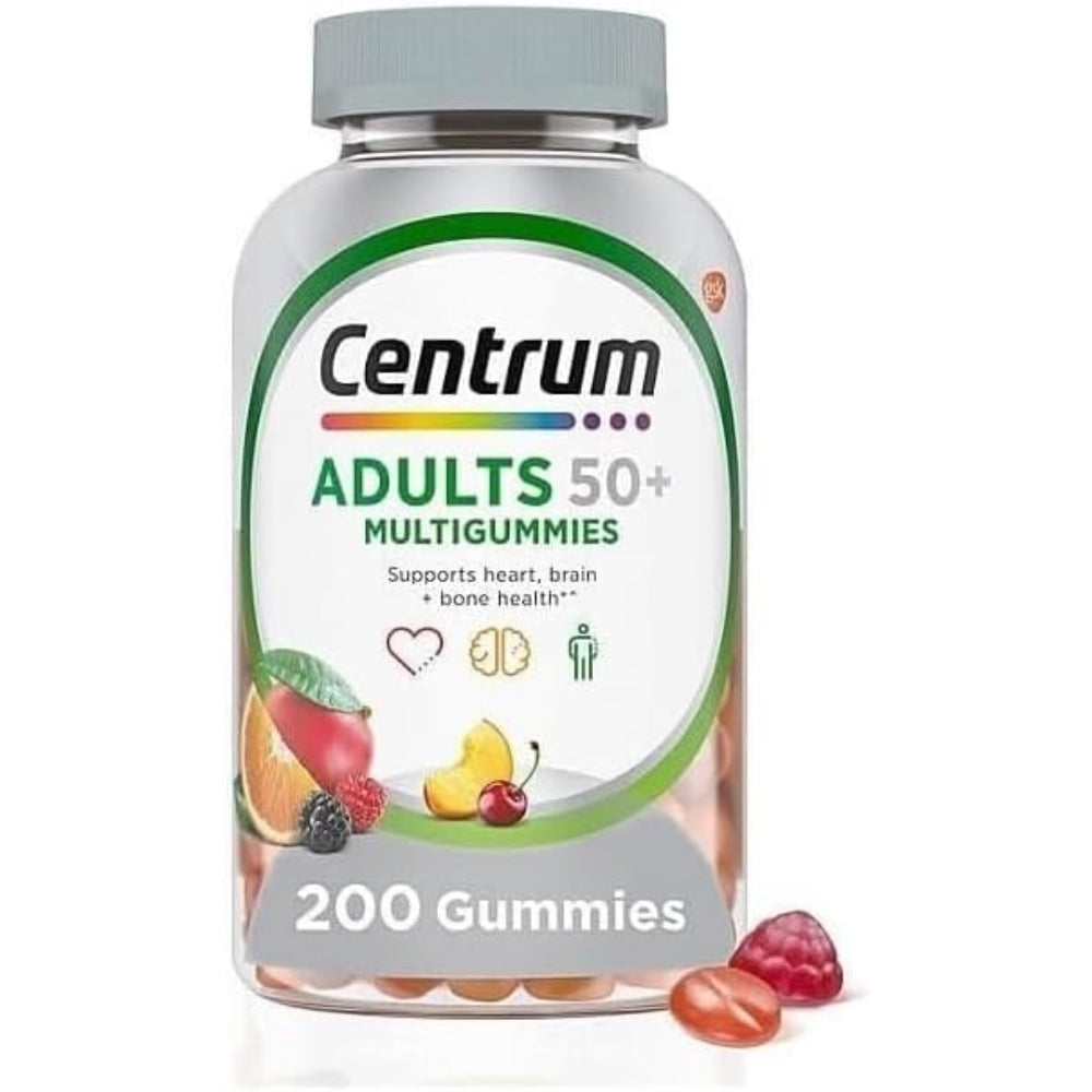 Centrum MultiGummies Multivitamin Gummies Adults 50 Plus (200 Count) Exp 05/2025