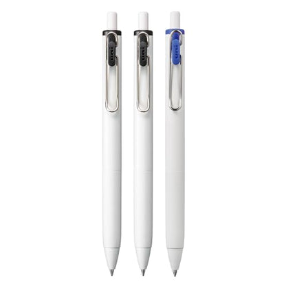 uniball one Retractable Gel Pens, Medium Point (0.7mm), Assorted Ink, 3 Pack