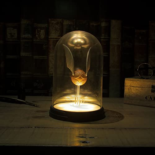 Harry Potter Levitating Golden Snitch Light, Touch Activated Desk Lamp Accessories, Officially Licensed Harry Potter Decor Gifts & Collectibles