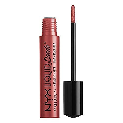 NYX PROFESSIONAL MAKEUP Liquid Suede Metallic Matte Lipstick - Bella (Deep Reddish Copper)