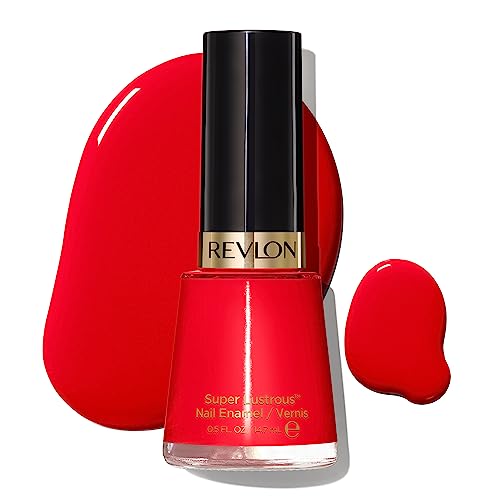 Revlon Nail Polish, Super Lustrous Nail Enamel Polish, Chip Resistant & Longwear Formula, High Shine Finish, 640 Fearless, 0.5 fl oz.