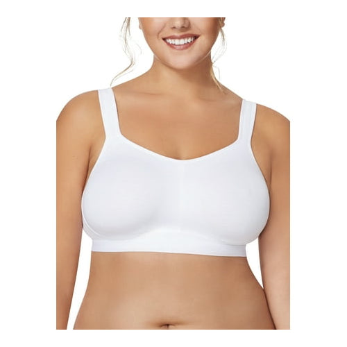 Women's Just My Size MJ1220 Active Lifestyle Wirefree Bra (White 44C)