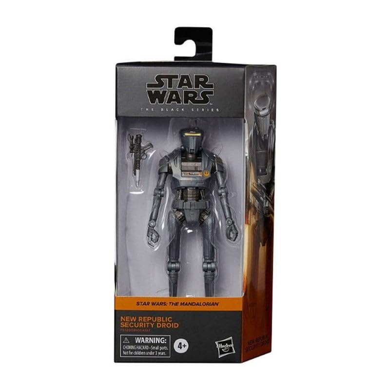 STAR WARS The Black Series New Republic Security Droid Toy 6-Inch-Scale The Mandalorian Action Figure, Toys Kids Ages 4 and Up