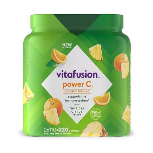 Power C Gummy Vitafusions Vitamins 220 ct. Total (2 x 110 ct Bottles)