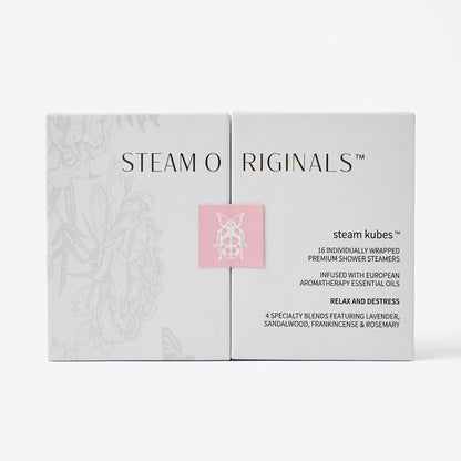 Steam Originals Steam Kubes 16ct Shower Steamers Aromatherapy Oils Relax Destress