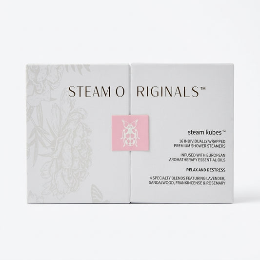 Steam Originals Steam Kubes 16ct Shower Steamers Aromatherapy Oils Relax Destress