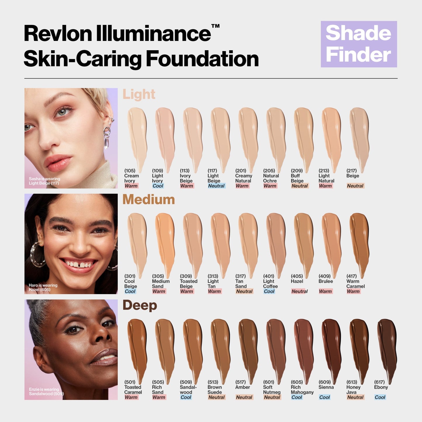 Revlon Illuminance Skin-Caring Liquid Foundation Makeup, Medium Coverage, 613 Honey Java, 1 fl oz