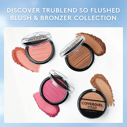 COVERGIRL Trublend So Flushed Coral Crush, Pressed, 0.33 Oz