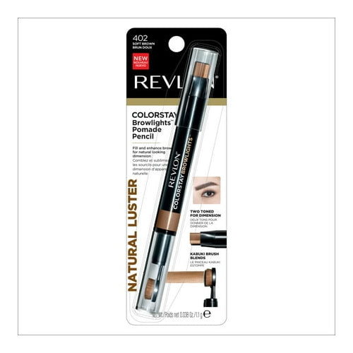 Revlon ColorStay Brow Lights Waterproof Natural Eyebrow Color Pencil, 402 Soft Brown