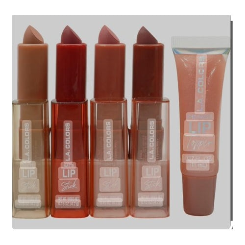 L.A. COLORS 5pc All Is Bright Lip Color Set, Lips Do Matter