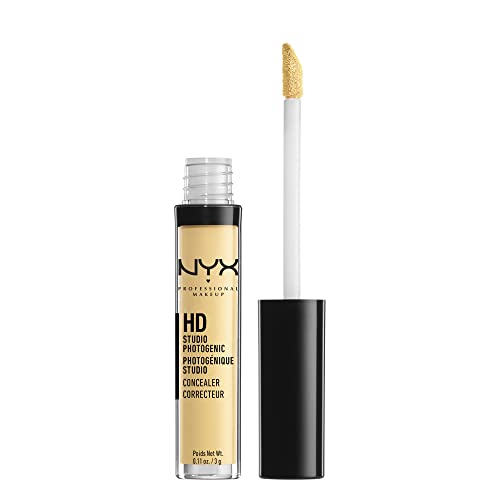 NYX PROFESSIONAL MAKEUP HD Studio Photogenic Concealer Wand, Medium Coverage - Yellow