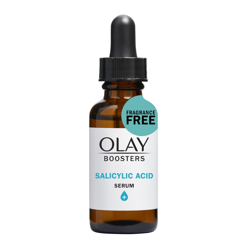 Olay Salicylic Acid Serum, Exfoliating Booster, Fragrance-Free, 1.0 Oz