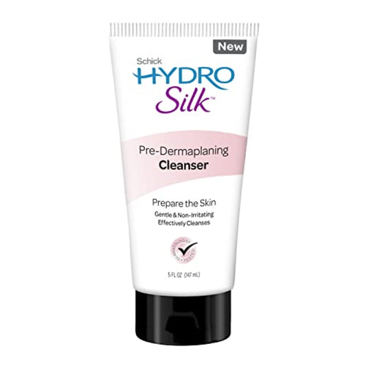 Schick Hydro Silk Pre-Dermaplaning Cleanser for Women, 5oz | Dermaplane Face Wash for Women, Facial Cleanser, Gentle Face Cleanser for Dermaplaning, Facial Wash, 5oz