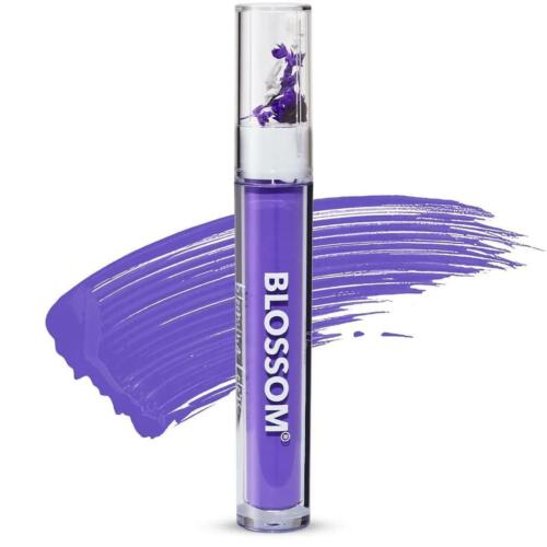 Blossom Beauty in Bloom Colored Volumizing Mascara Crystal  Iridescence Lip Gloss Purple Set