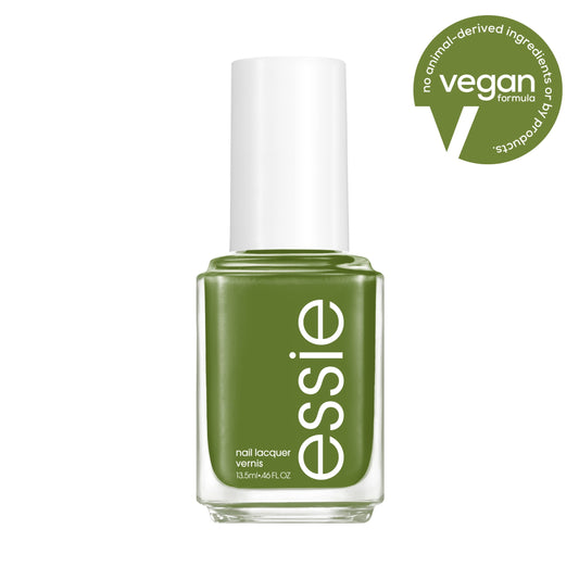 essie Salon Quality Vegan Nail Polish, Vibrant Green, 0.46 fl oz Bottle