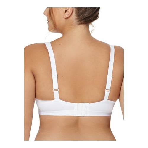 Women's Just My Size MJ1220 Active Lifestyle Wirefree Bra (White 38DD)