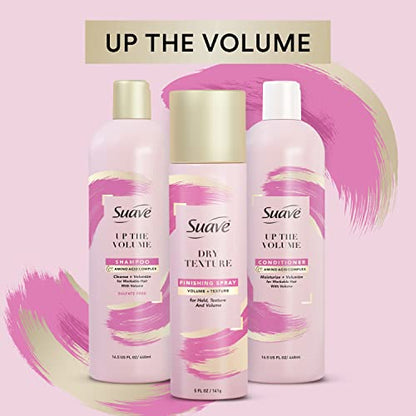 Suave Pink Up The Volume Volumizing Conditioner For Volumized Hair Volumizing Volume Conditioner With Amino Acid Complex 16.5oz