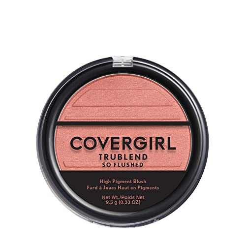 COVERGIRL Trublend So Flushed Coral Crush, Pressed, 0.33 Oz