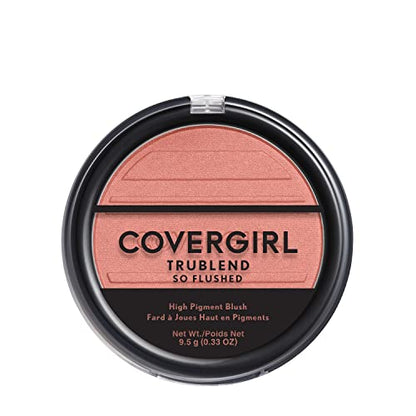 COVERGIRL Trublend So Flushed Coral Crush, Pressed, 0.33 Oz