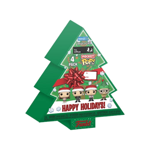 Funko Pocket POP: The Office- Tree Holiday Box - 4 Pack