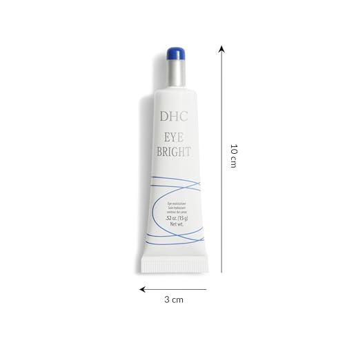 DHC Eye Bright Lightweight Eye Gel Minimizes Dark Circles and Puffy Eyes Absorbs quickly Daytime and Nighttime Use Ideal for All Skin Types, Clear, 0.52 Fl Ounce