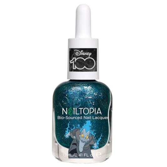 Nailtopia Bio-Sourced Chip Free Nail Lacquer Disney Collection, Hades, 0.41 oz - All Natural - Vegan - Strengthening - Quick-Dry - Long Lasting - Cruelty-Free - Nail Polish