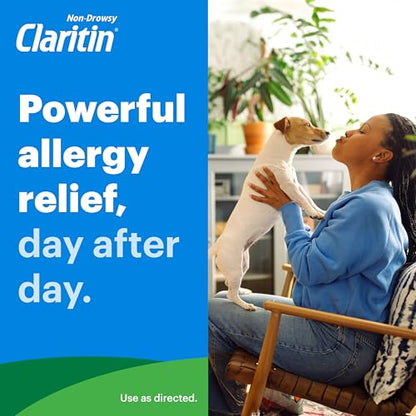 Claritin 24hr Non-Drowsy Allergy Relief, Loratadine Tablets - 100ct