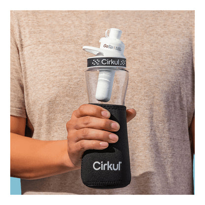 Cirkul Chill Sleeve & Comfort-Grip Lid for 22oz Bottle, Black