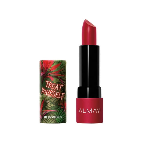 Almay Lip Vibes Hypoallergenic Cream Lipstick with Shea Butter, Treat Yourself, 0.14 oz