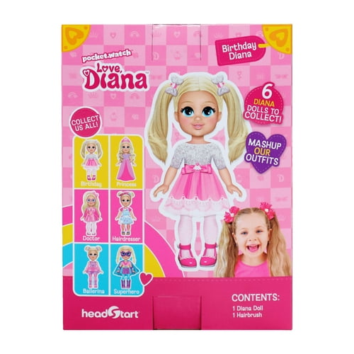 Love, Diana Birthday, 6" Doll