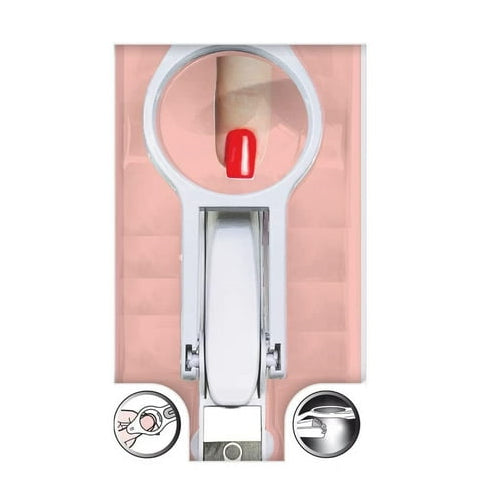 About Beauty Made in Japan Nail Clipper with 3X Magnifier LED Light Japanese