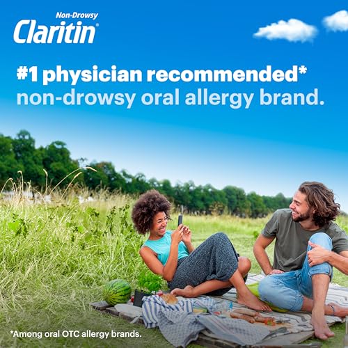 Claritin 24hr Non-Drowsy Allergy Relief, Loratadine Tablets - 100ct