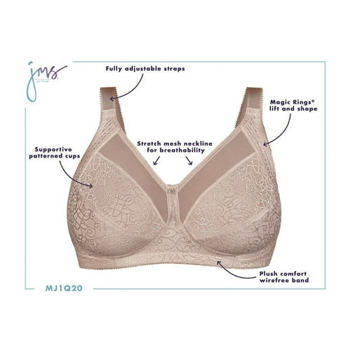 Just My Size Women's Comfort Shaping Bra, Style 1Q20