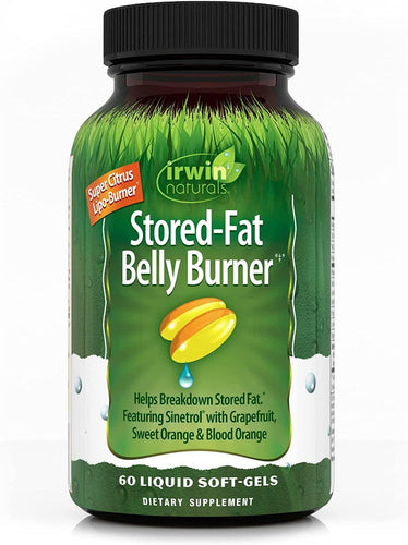 Irwin Naturals Stored-Fat Belly Burner Breakdown Stubborn Fat - 60CT EXP 11/23