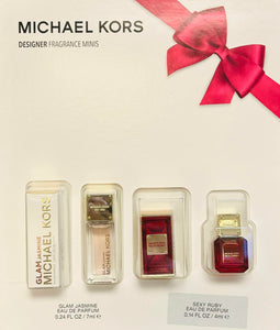Michael Kors Designer Fragrance Minis 4 Pack - Gift Set