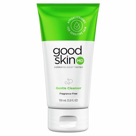 GoodSkin MD Gentle Facial Cleanser Fragrance Free, Dermatologist Tested, 5 OZ