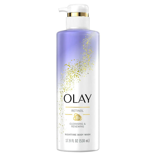 Olay Cleansing & Renewing Nighttime Body Wash, 17.9 fl oz