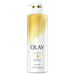 Olay Body Wash with Vitamin C and Vitamin B3, Cleansing & Revitalizing, 20 FL Oz