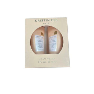 Kristin Ess Hair Signature Sulfate Free Salon Shampoo and Conditioner Set for Hydrating Dry Damaged Hair 2 Fl Oz