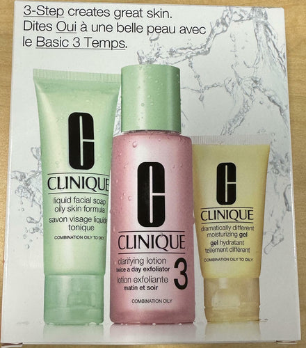 Clinique 3 Step Creates Great Skin - Skin Type 3 Combination Oily To Oily