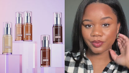 Revlon Illuminance Skin-Caring Liquid Foundation Makeup, Medium Coverage, 613 Honey Java, 1 fl oz