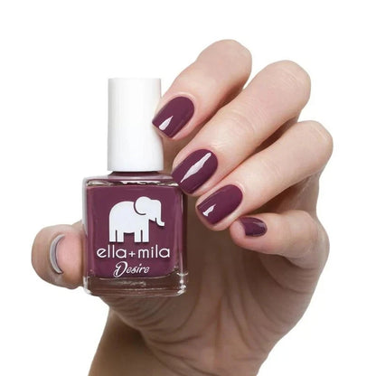 Ella + Mila Desire Nail Polish La Vie En Rose 17-Free Vegan Cruelty Free 0.45oz