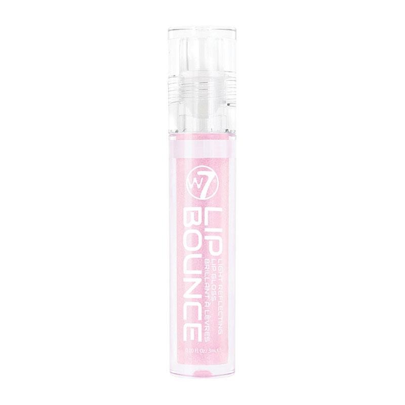 W7 Lip Bounce Light Reflecting Lip Gloss Soft Pink High Shine Shimmer 3ml