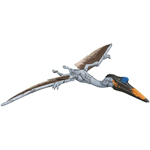 Jurassic World Dominion Massive Action Quetzalcoatlus Dinosaur Action Figure with Attack Movement, Toy Gift with Physical and Digital Play